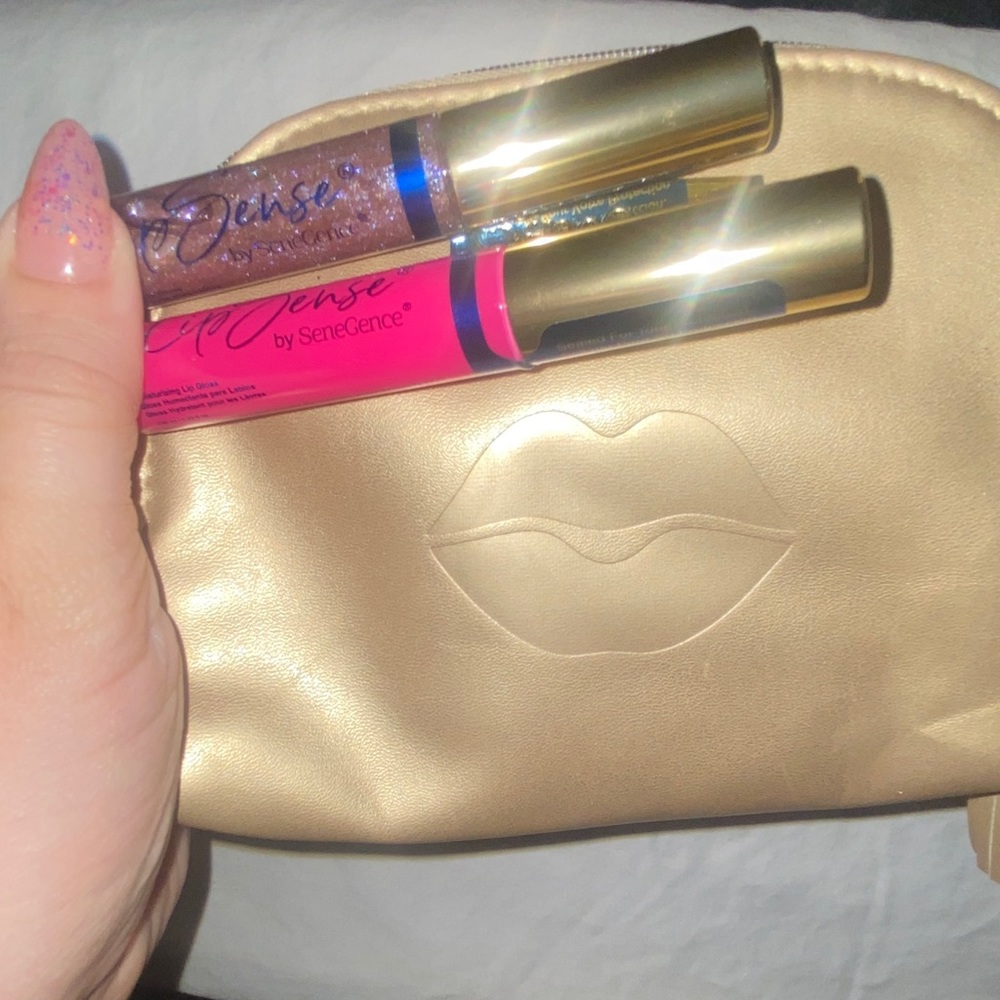 LipSense Gloss Set - Tahitian Pearl + Pink Strawberry